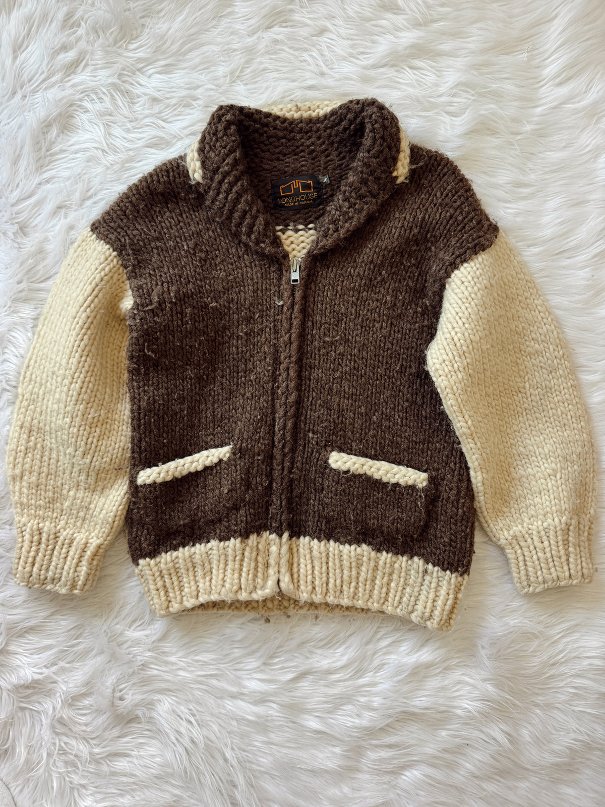 Vintage Skull Cowichan Sweater