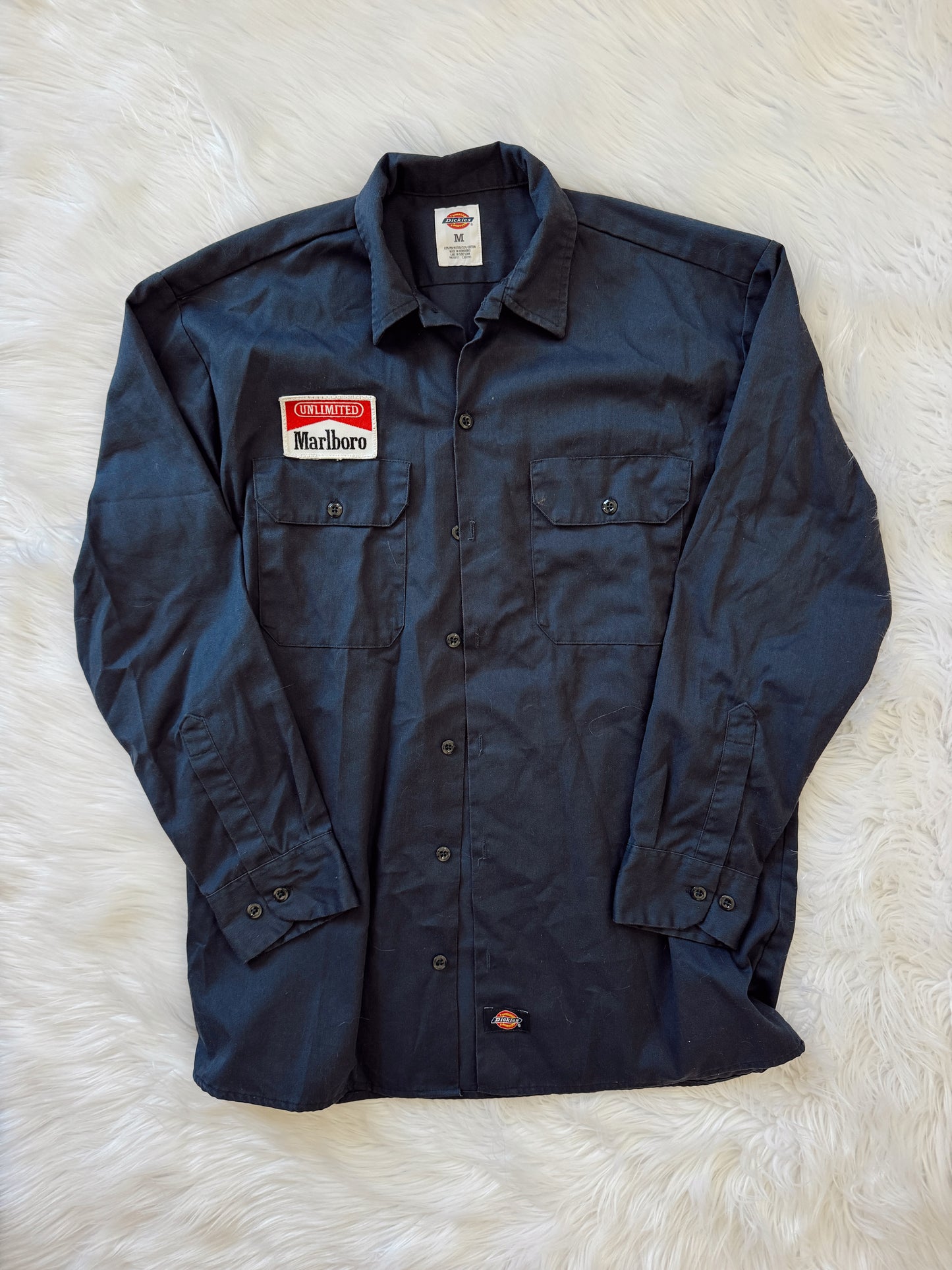 Vintage Marlboro Patch Button Up