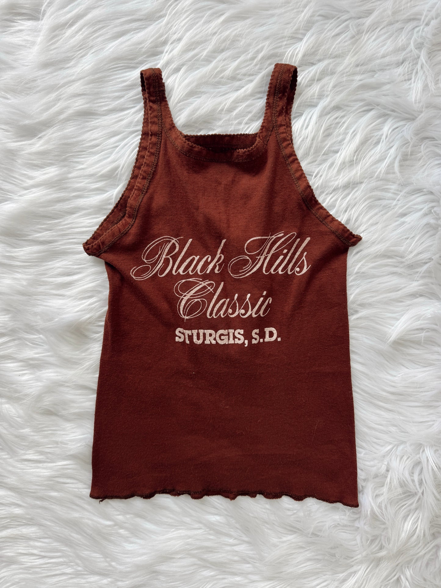 Vintage Harley Davidson Rose Tank Top