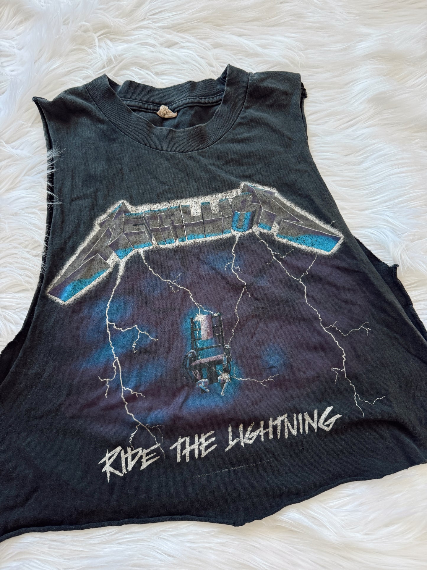 Vintage Metallica Ride The Lighting Tank Top