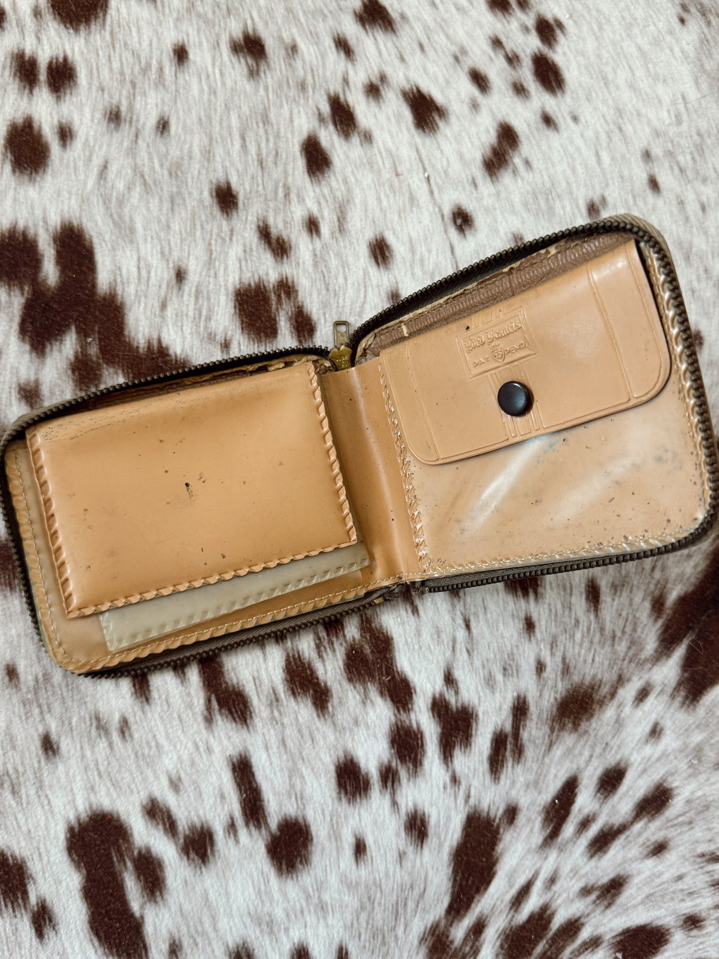 Vintage Western Leather Wallet