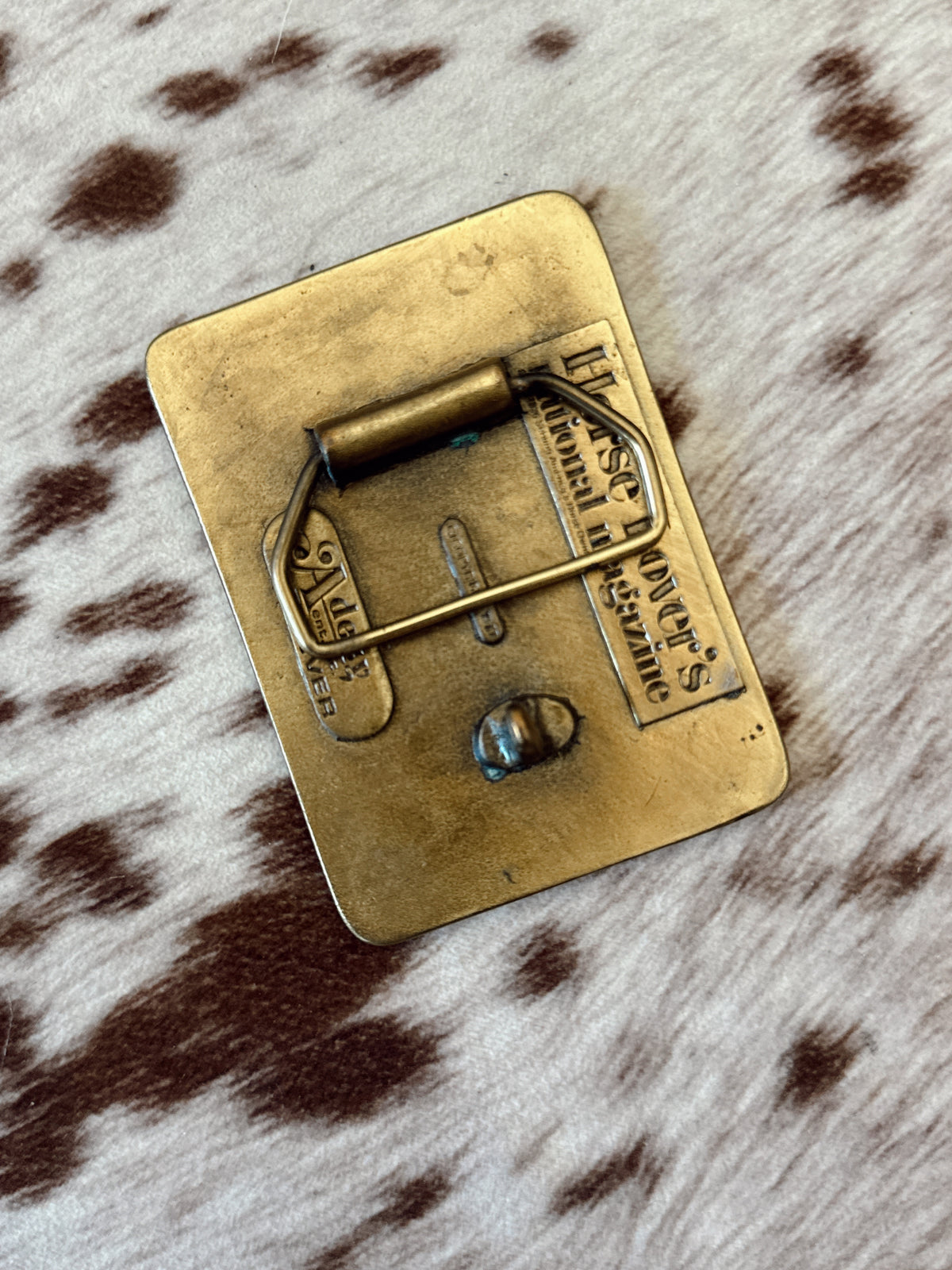 Vintage Horse Lover Belt Buckle