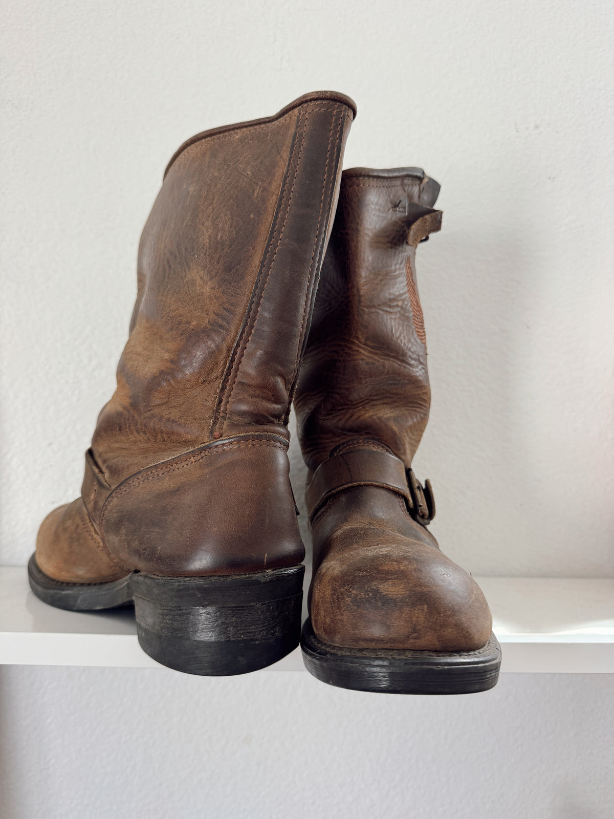 Vintage Harley Davidson Biker Boots