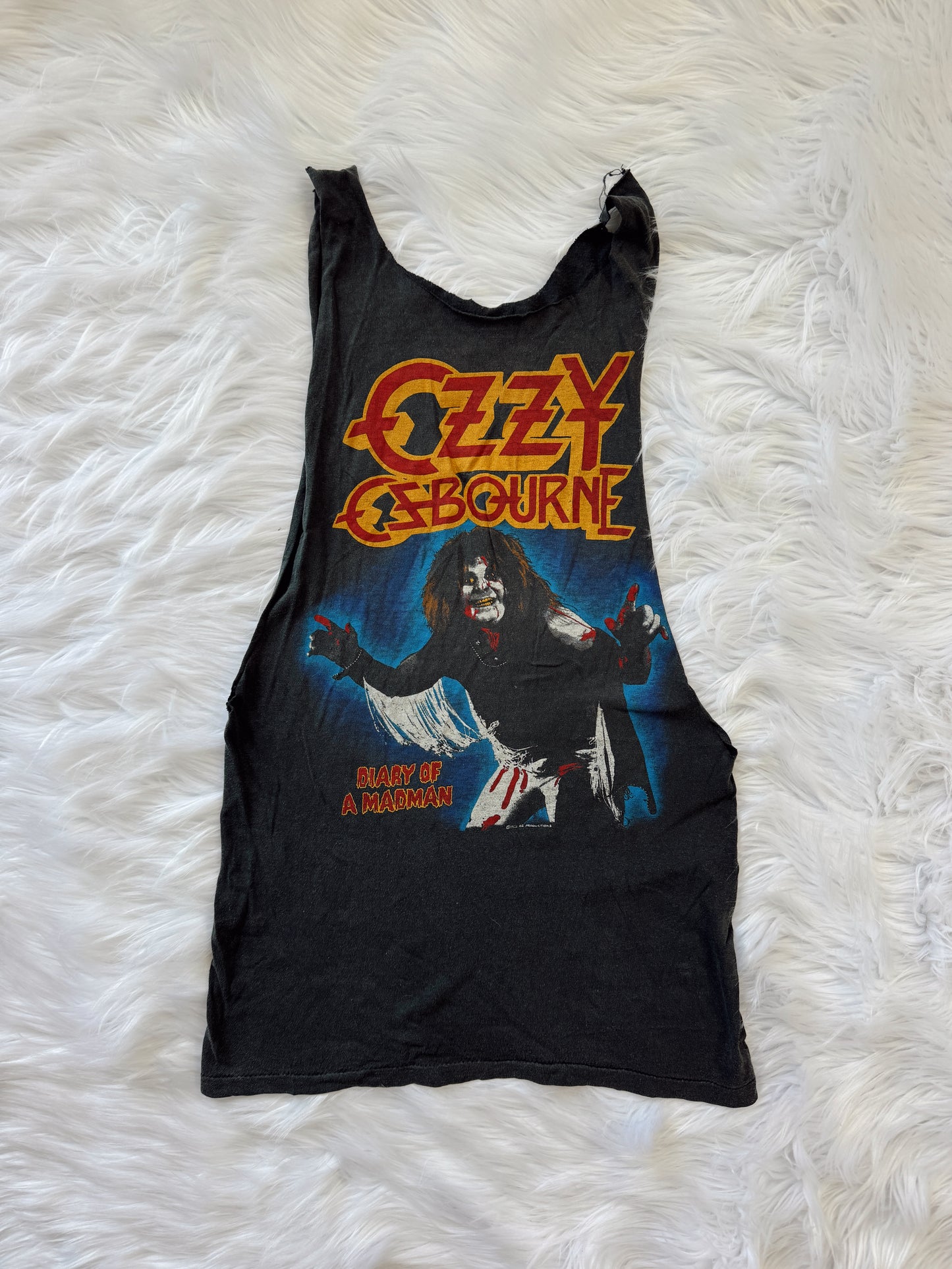 Vintage Ozzy Diary Of A Madman Tank Top