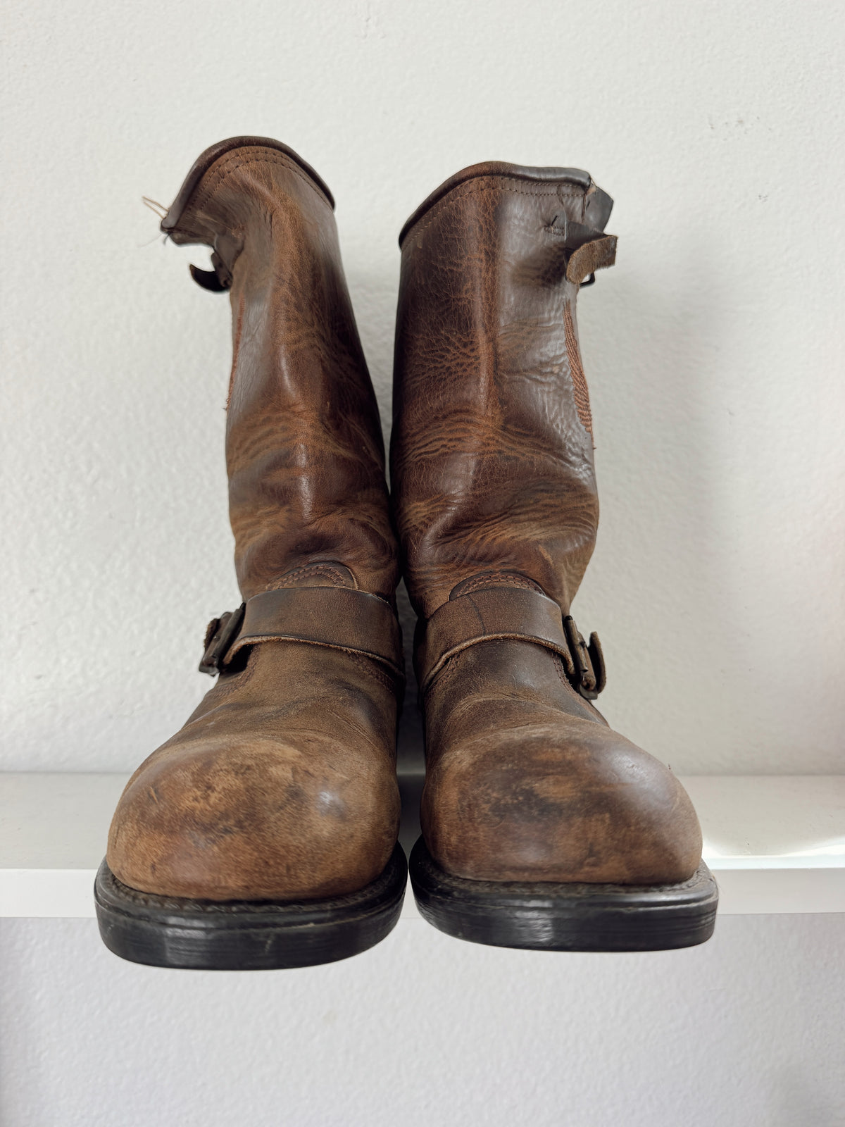 Vintage Harley Davidson Biker Boots
