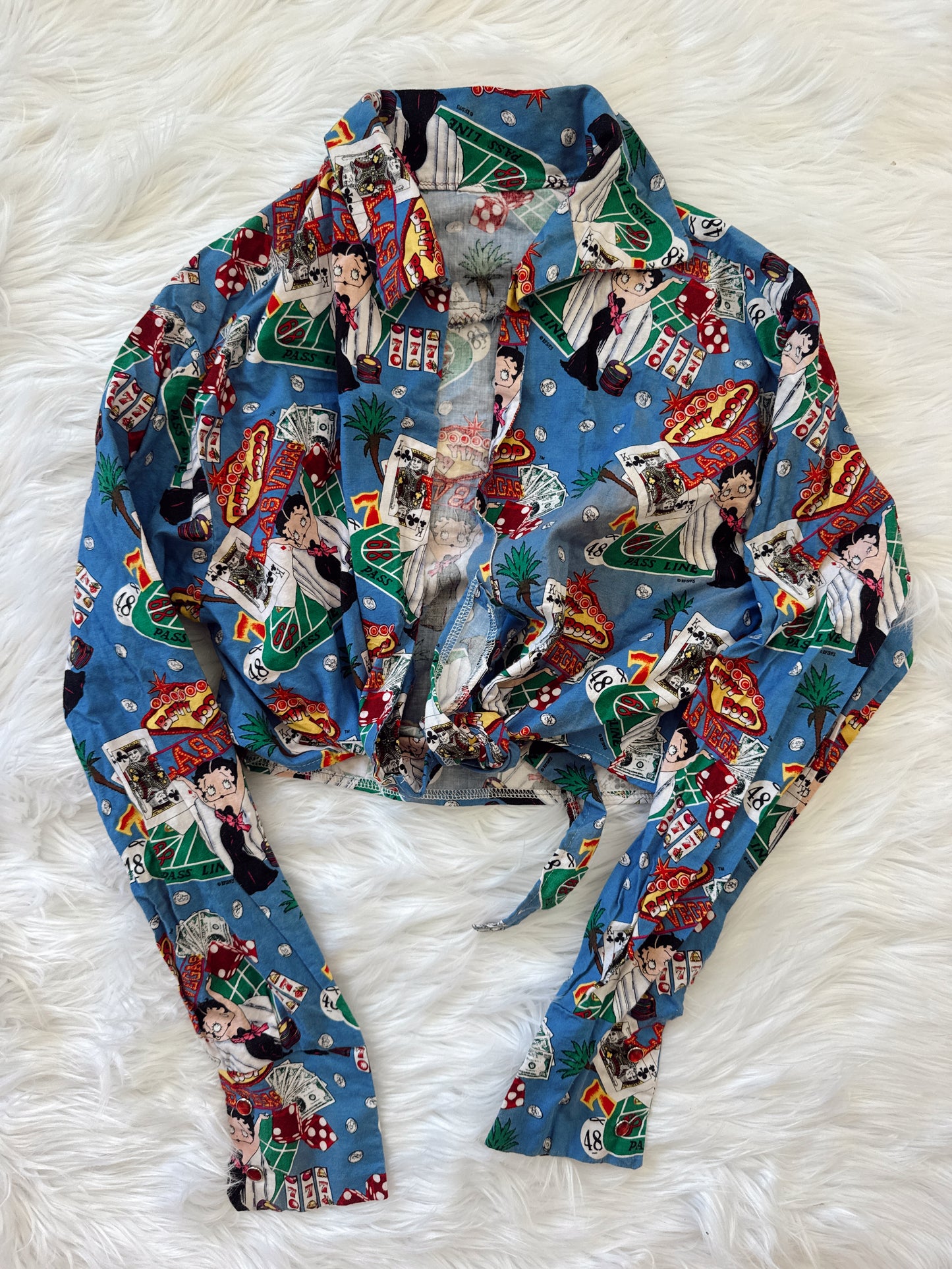 Vintage Betty Boop Vegas Top