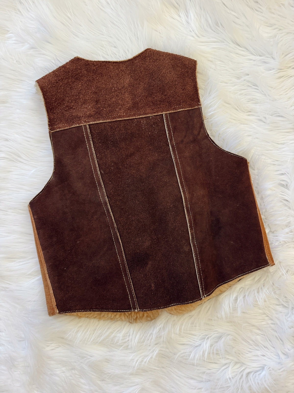 Vintage Cowhide Vest