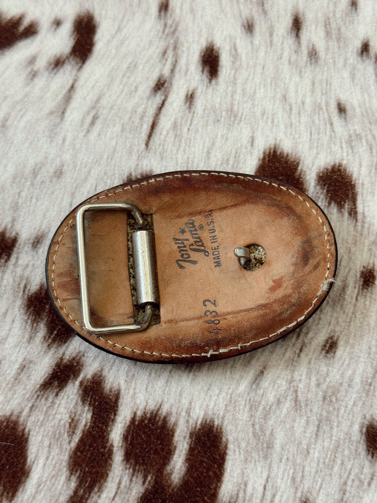 Vintage Cowboy Cadillac Belt Buckle