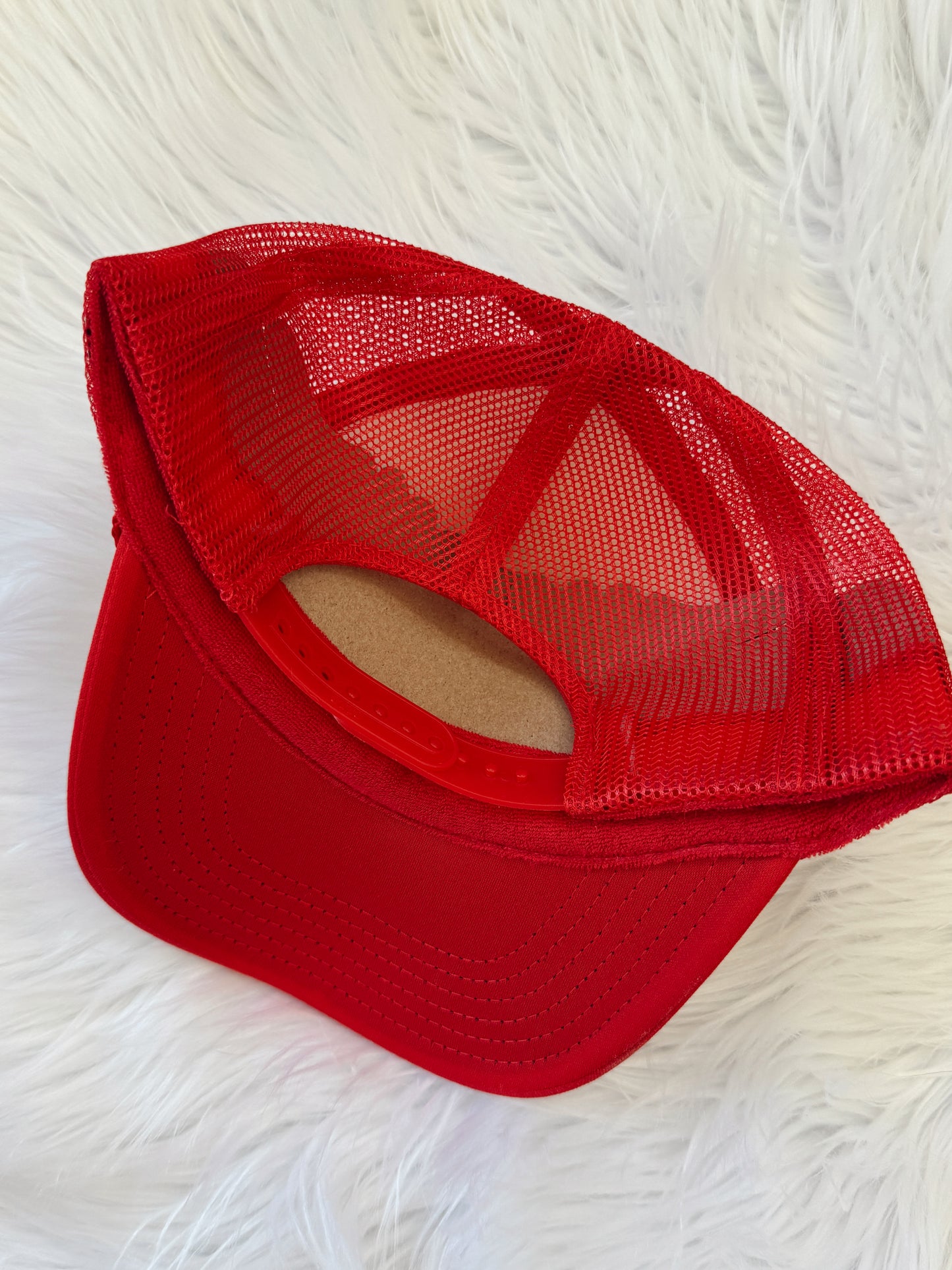 Vintage Cowboy Up Red Hat