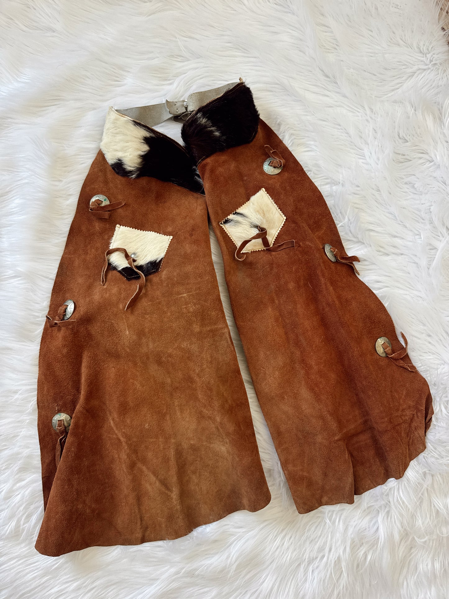 Vintage Cowhide Chaps