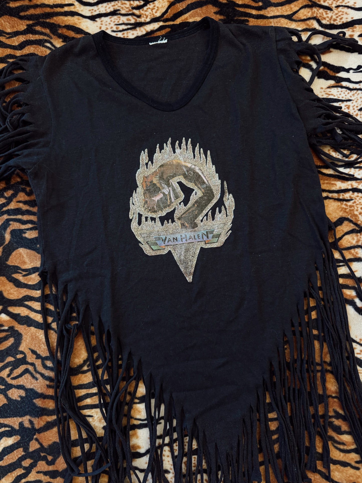 Vintage Van Halen Fringe Top