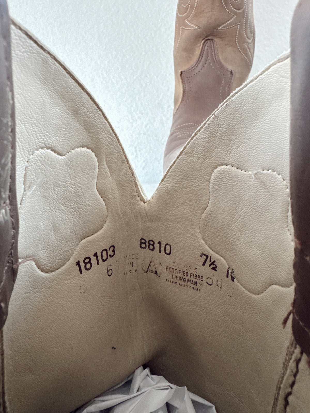 Vintage Acme Daisy Cowboy Boots