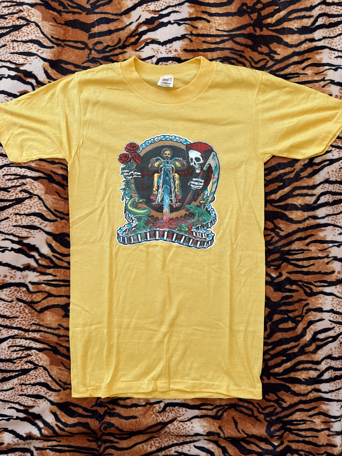 Vintage Grim Reaper Biker Tee