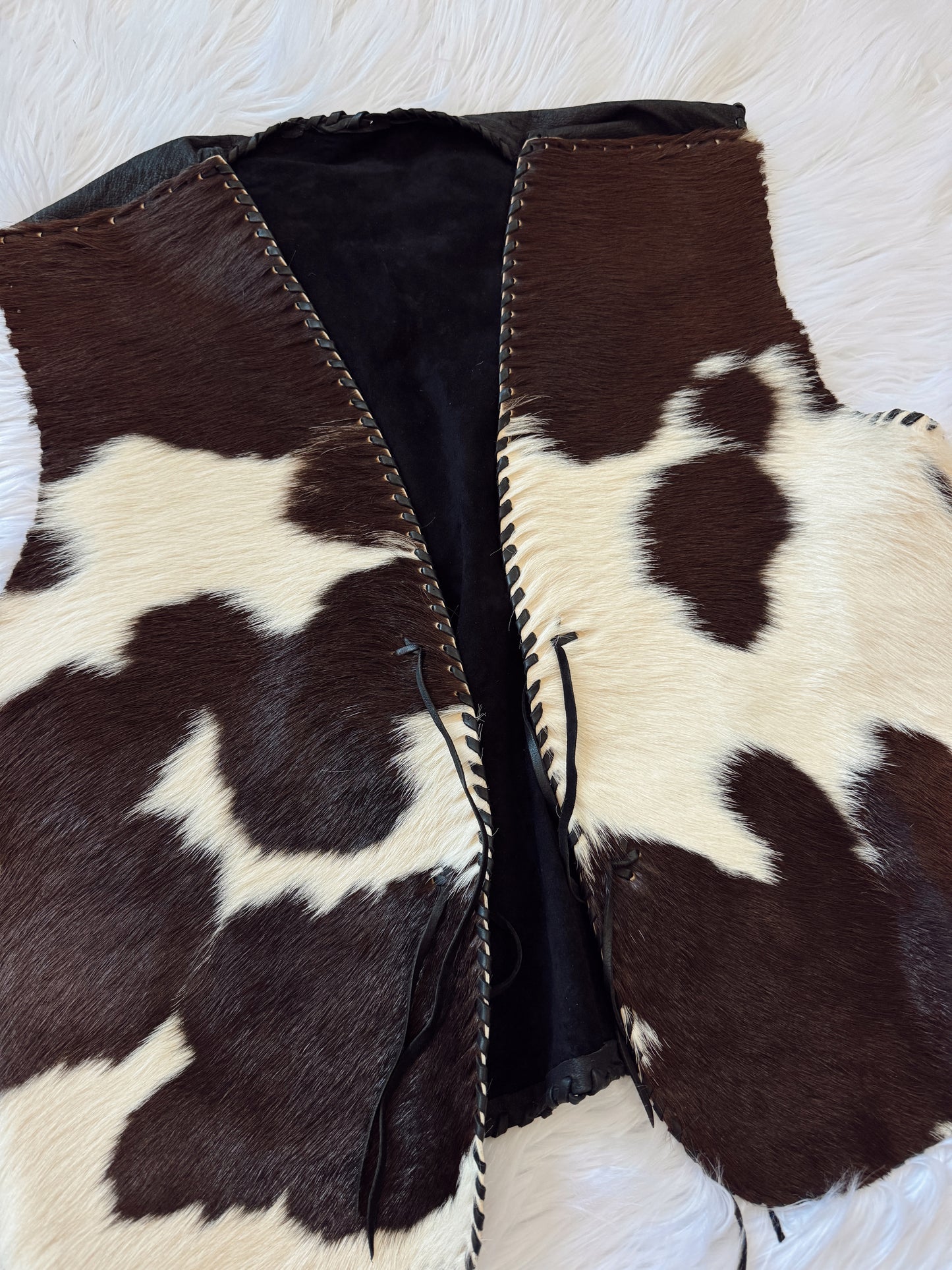 Vintage Cowhide Leather Vest