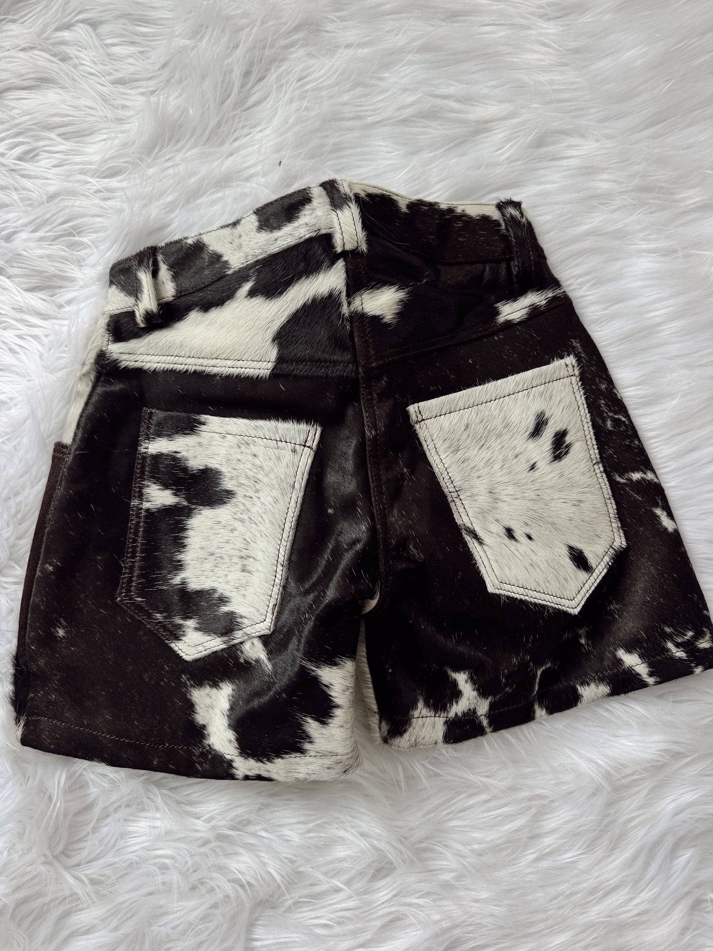 Vintage Cowhide Shorts