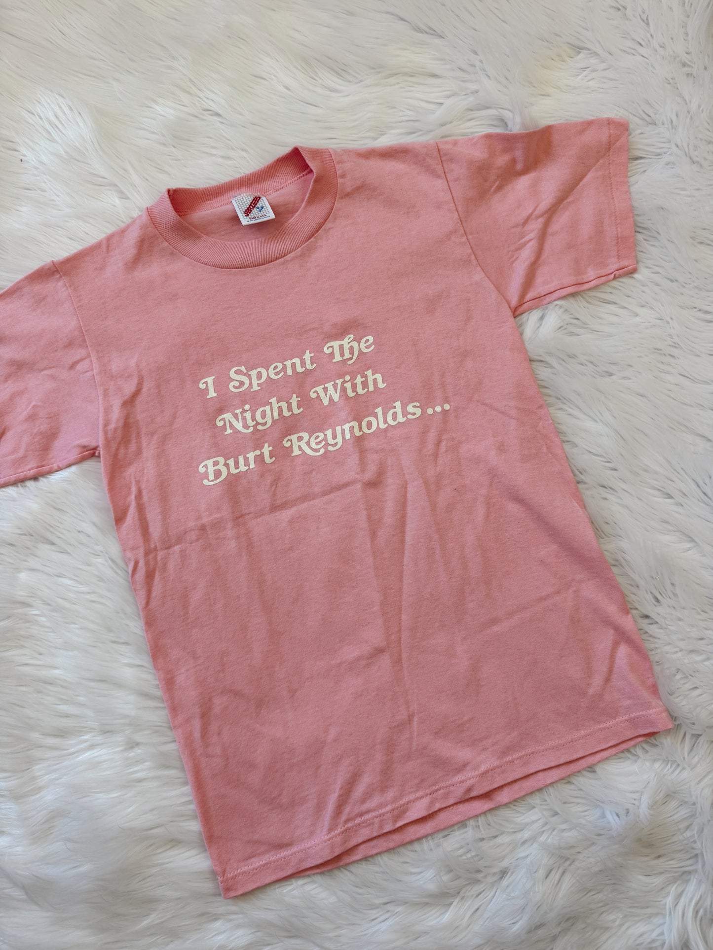 Vintage I Spent The Night With Burt Reynolds Tee