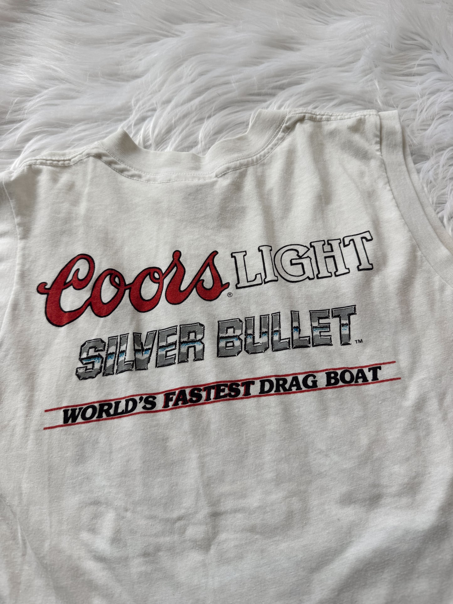 Vintage Coors Light Silver Bullet Tank Top