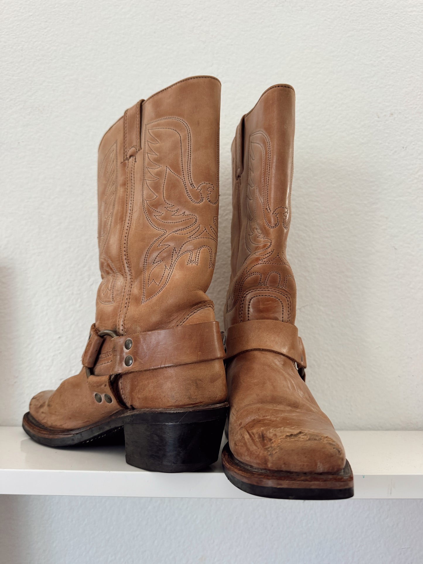 Vintage Frye Biker Boots