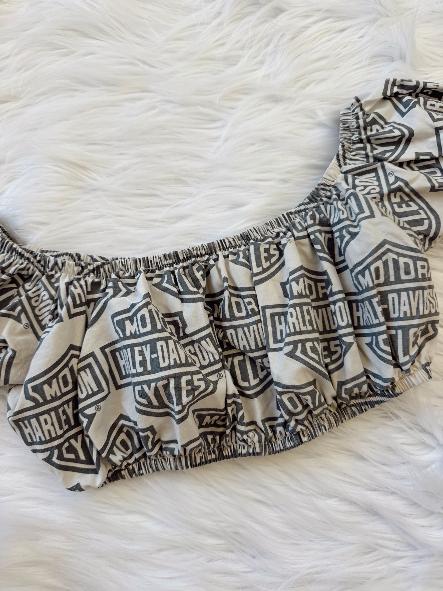 Harley Crop Off The Shoulder Top