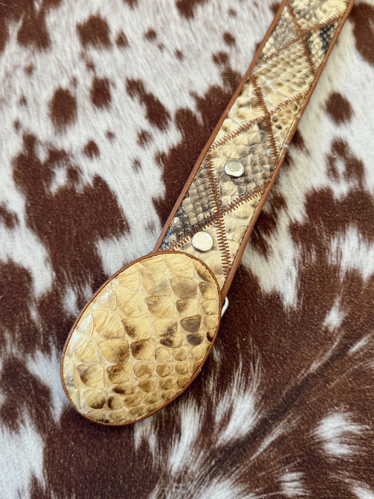 Vintage Snakeskin Belt