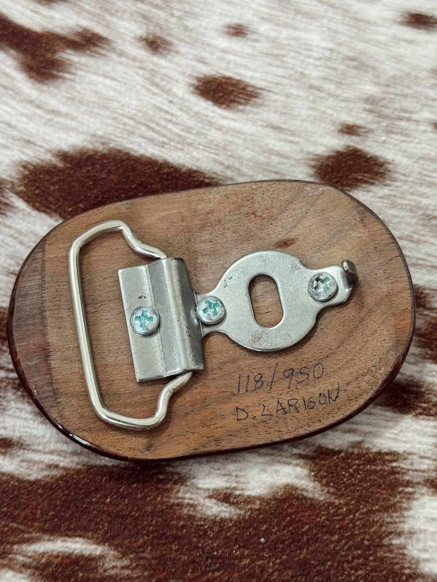Vintage Trout Belt Buckle
