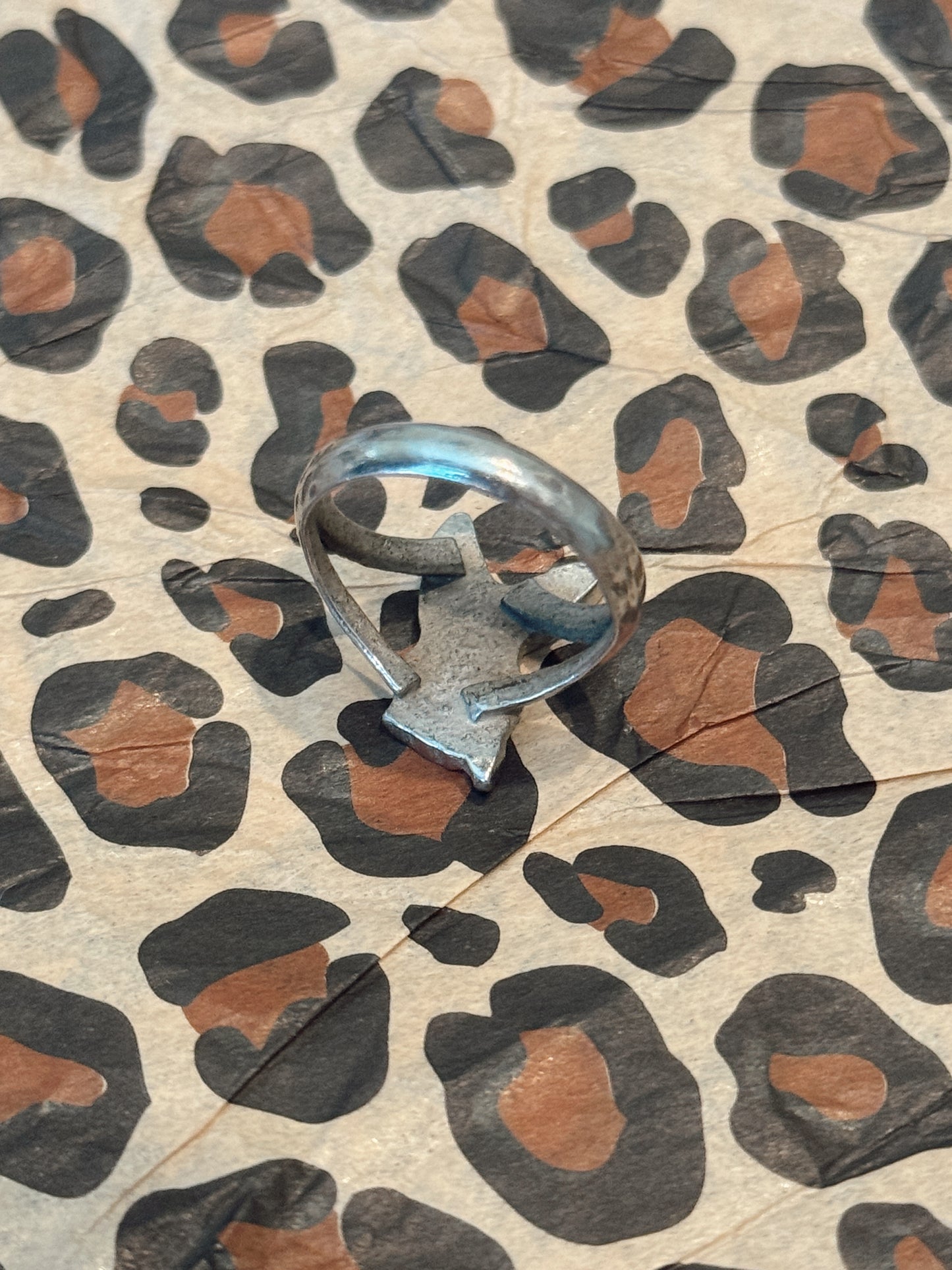 Vintage Playboy Turquoise Inlay Ring