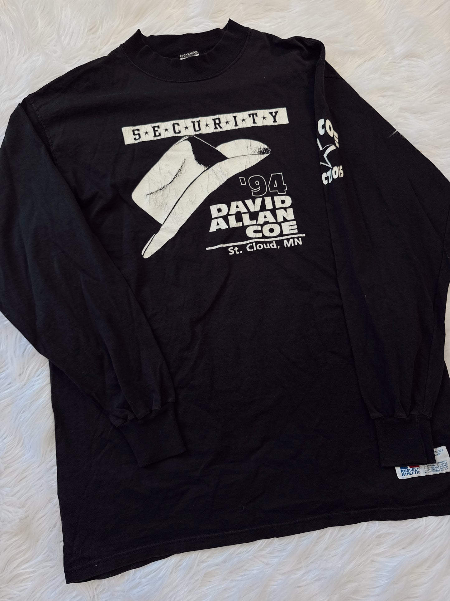 Vintage David Allan Coe Security Tee