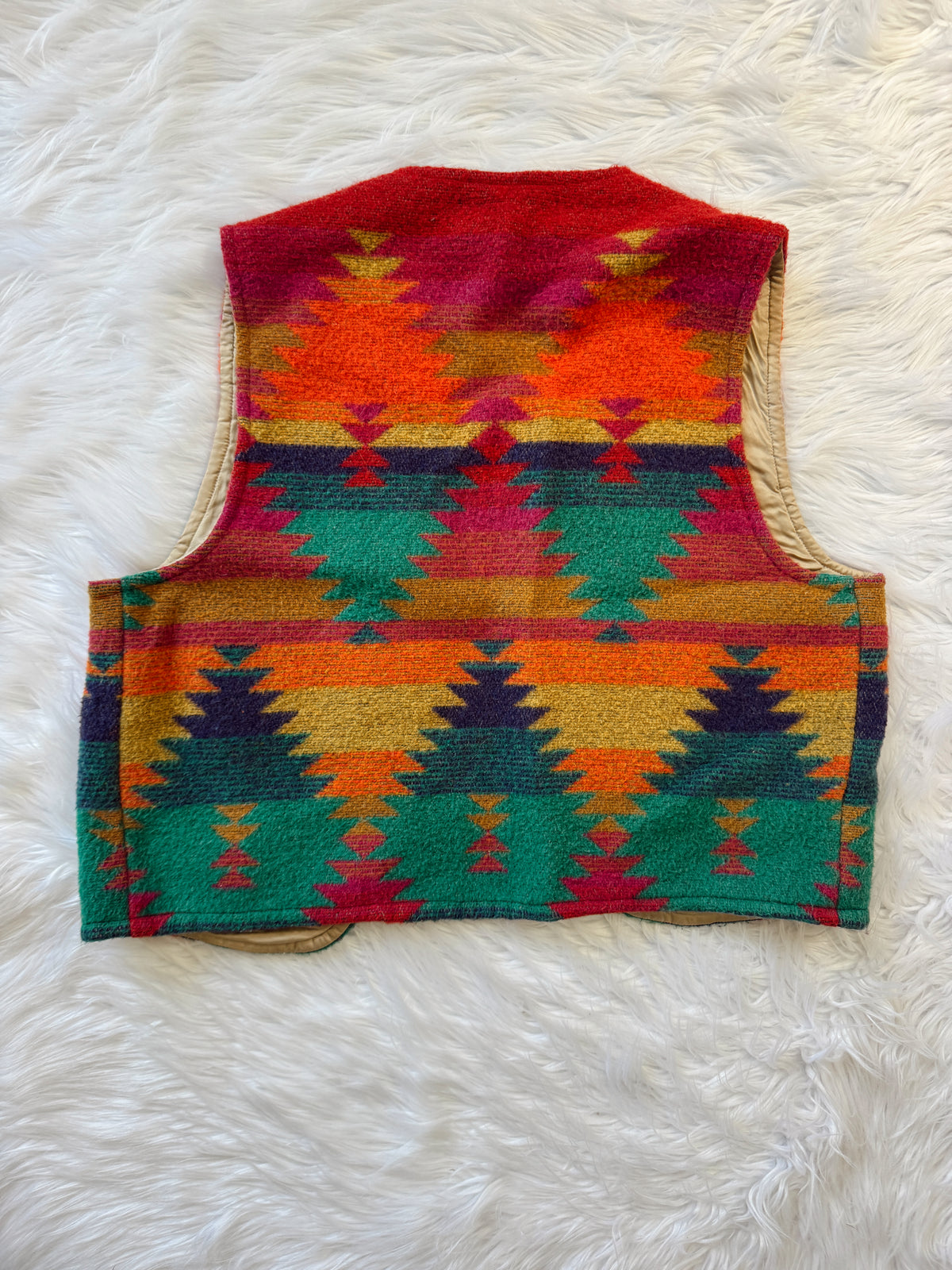 Vintage Southwestern Blanket Vest