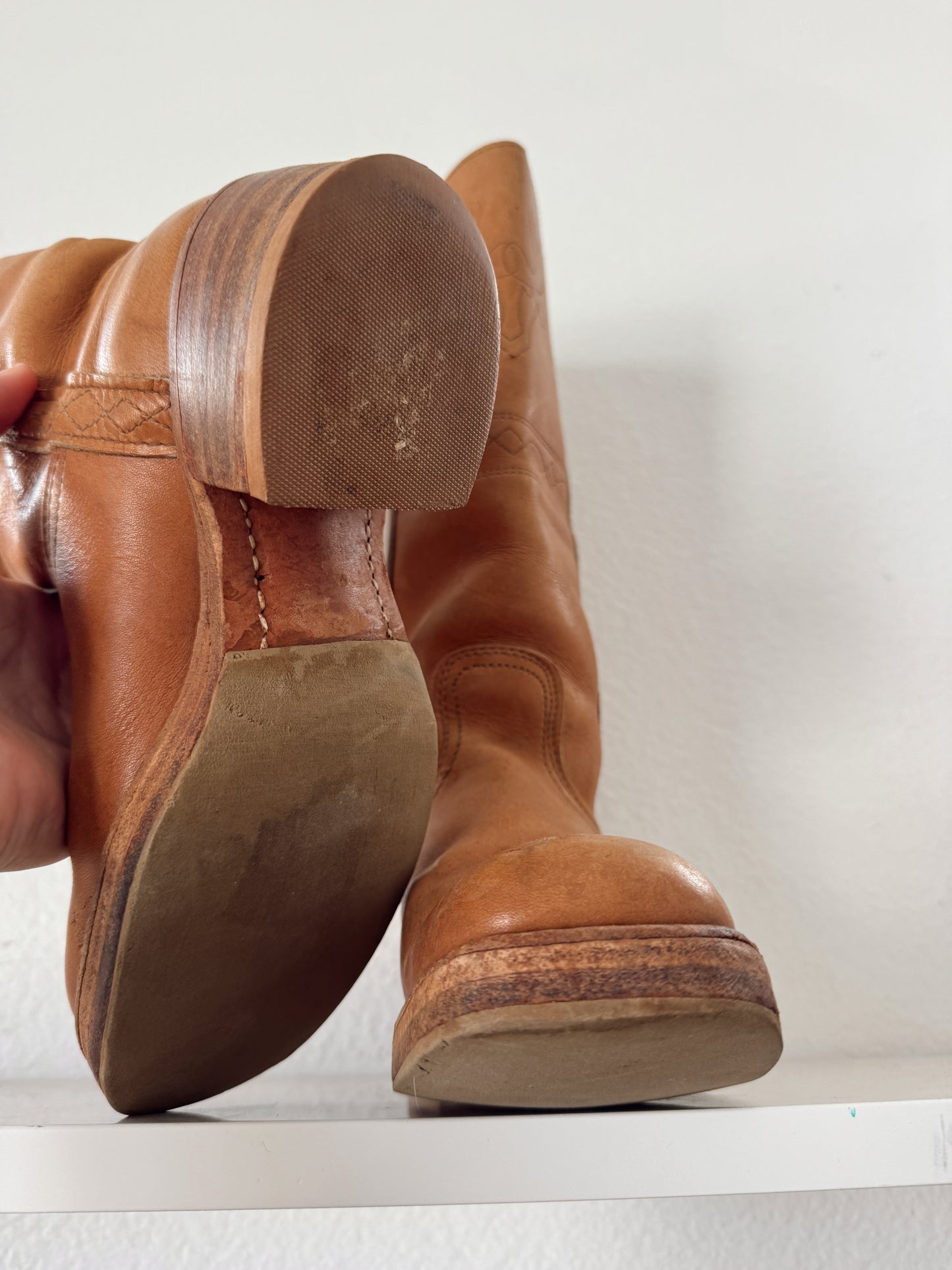 Vintage Longhorn Campus Boots