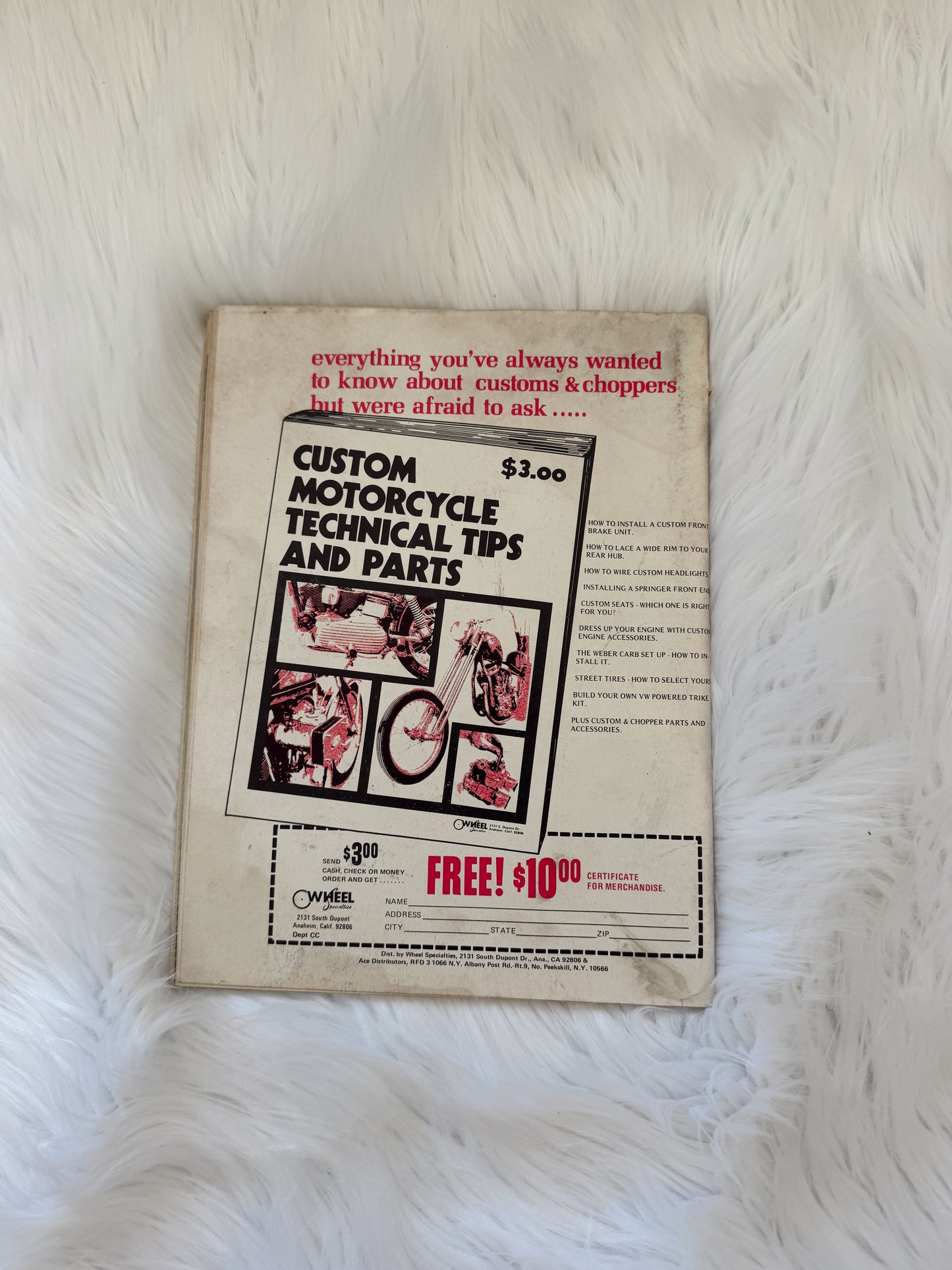Vintage Custom Chopper September 1972 Magazine