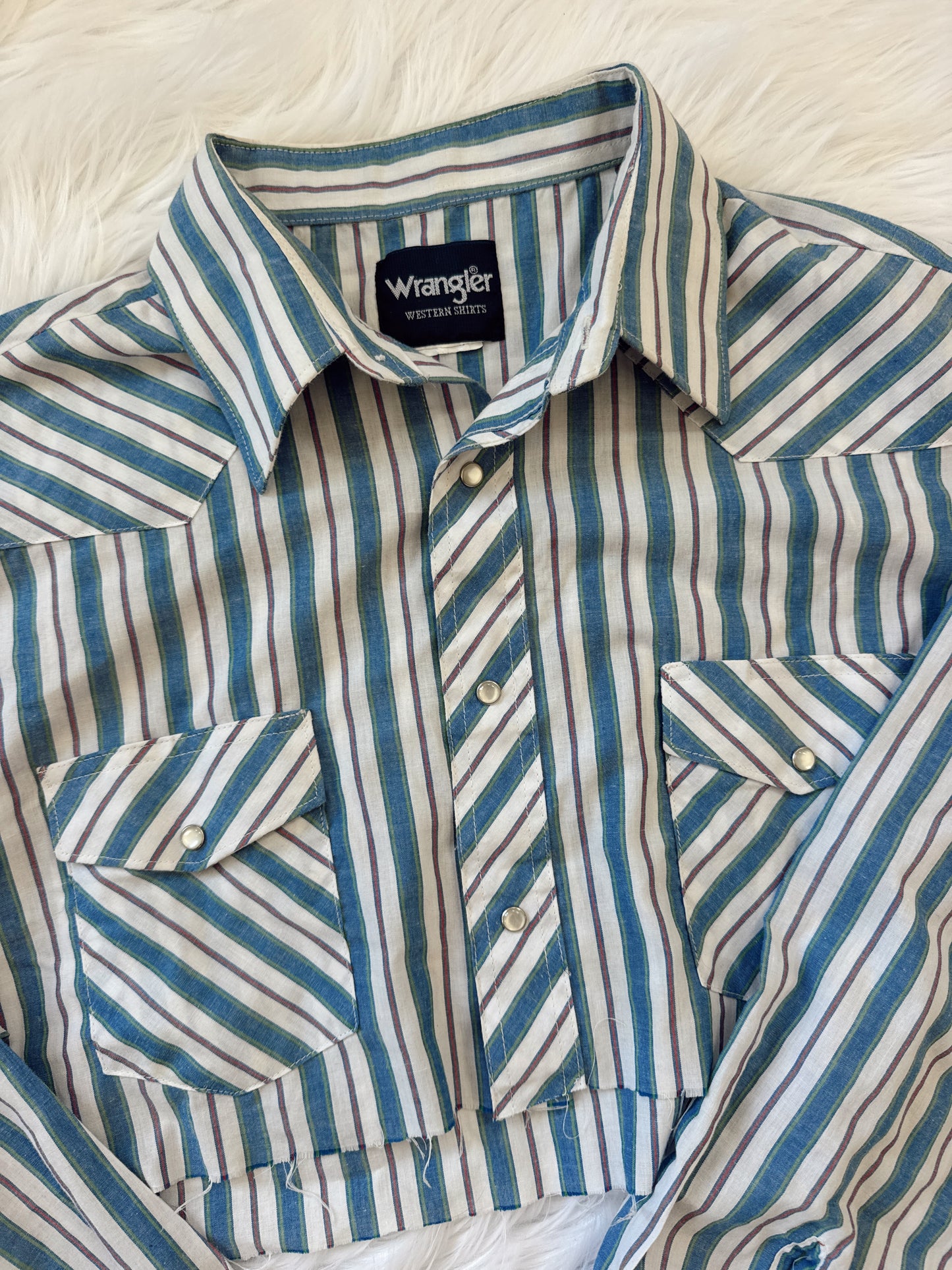 Vintage Wrangler Cropped Pearl Snap