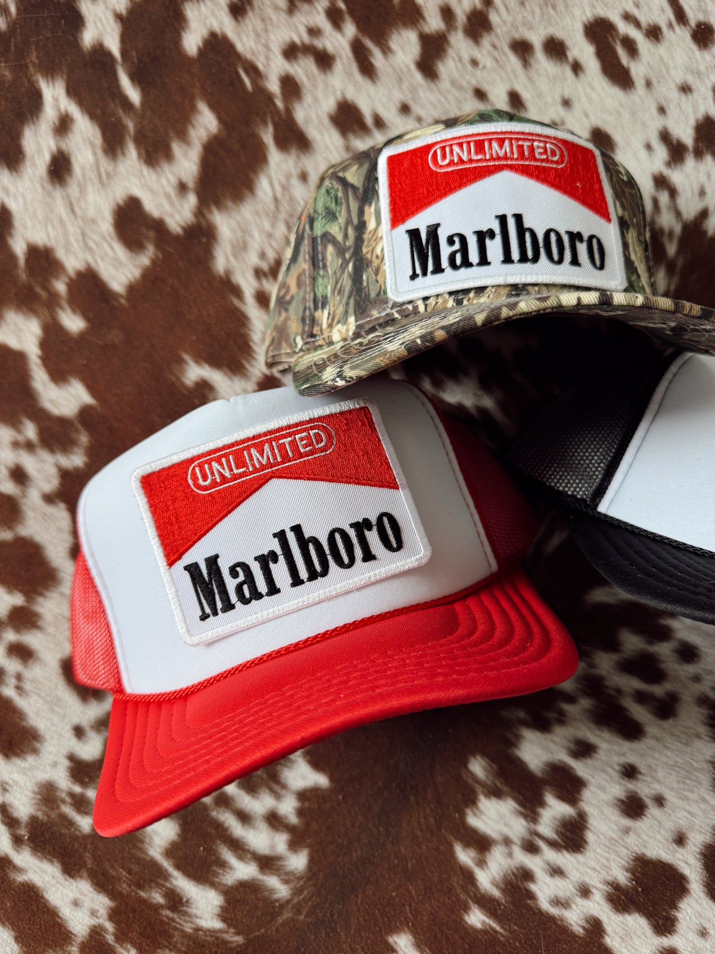 Marlboro Patch Snapback Hat