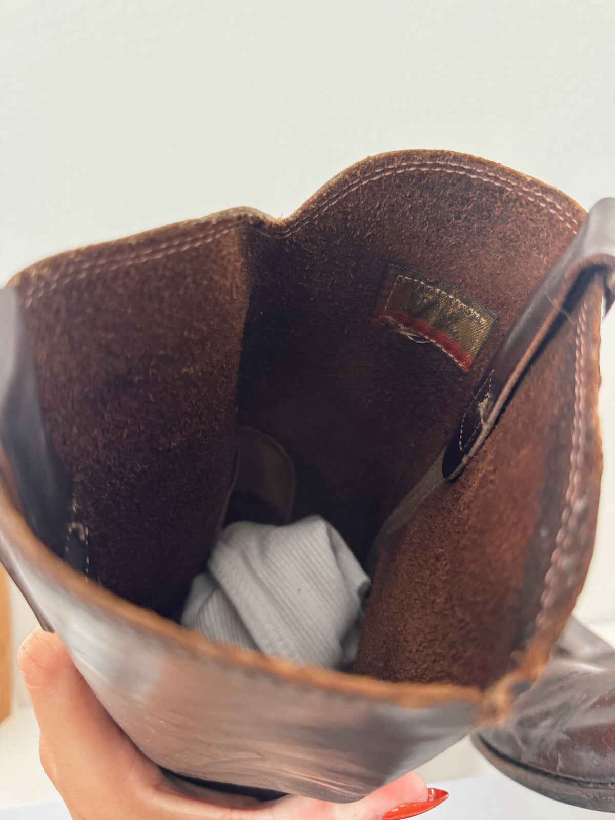 Vintage Brown Biker Boots