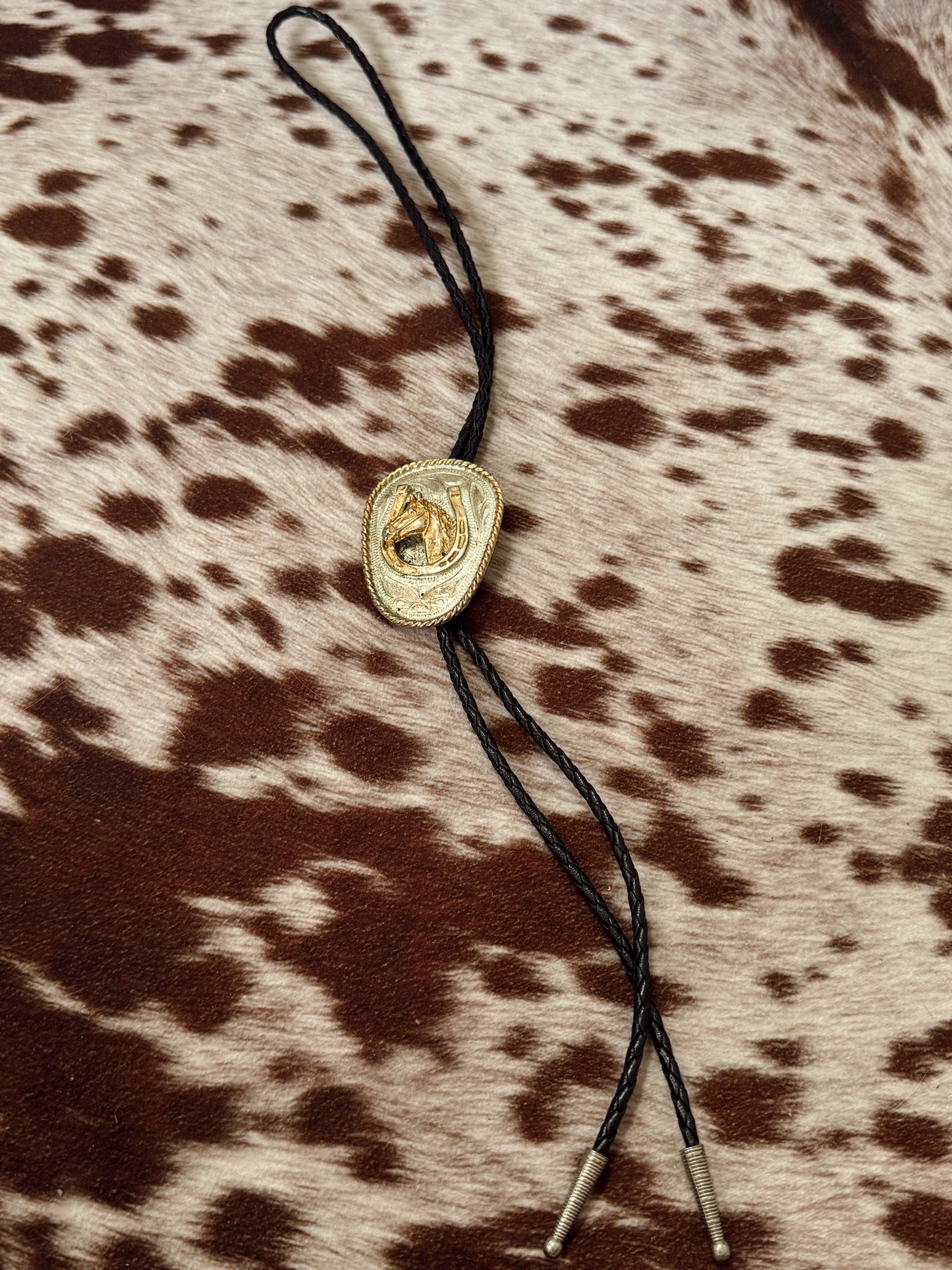 Vintage Horseshoe Bolo Tie