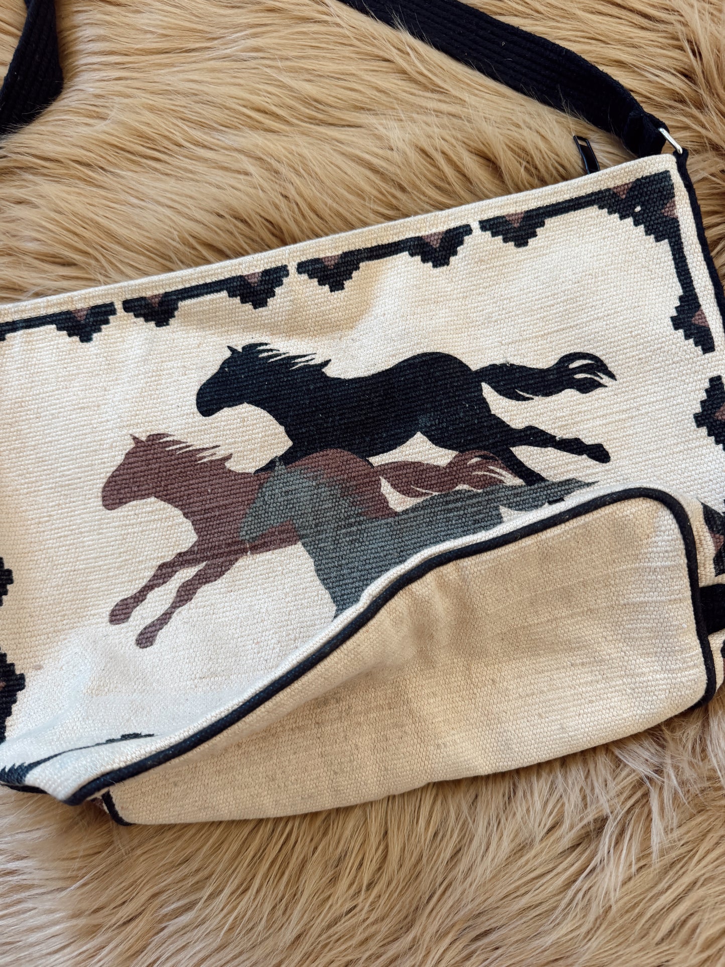 Vintage Horses Tote Bag