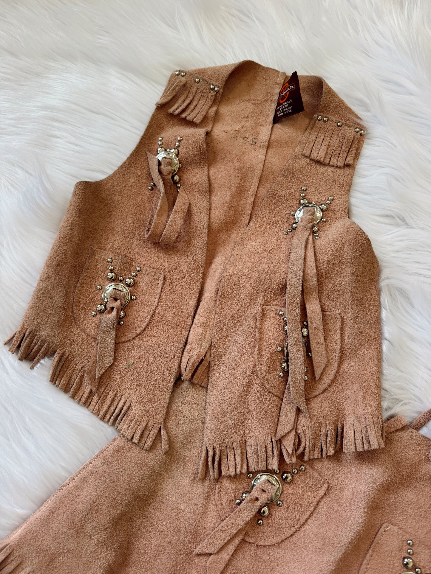 Vintage Pink Cowgirl Set