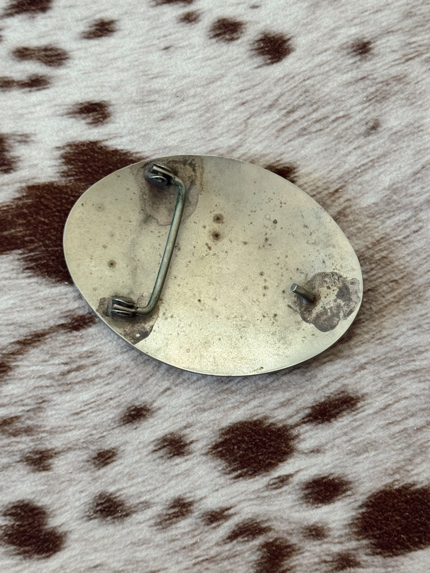 Vintage Lady Belt Buckle