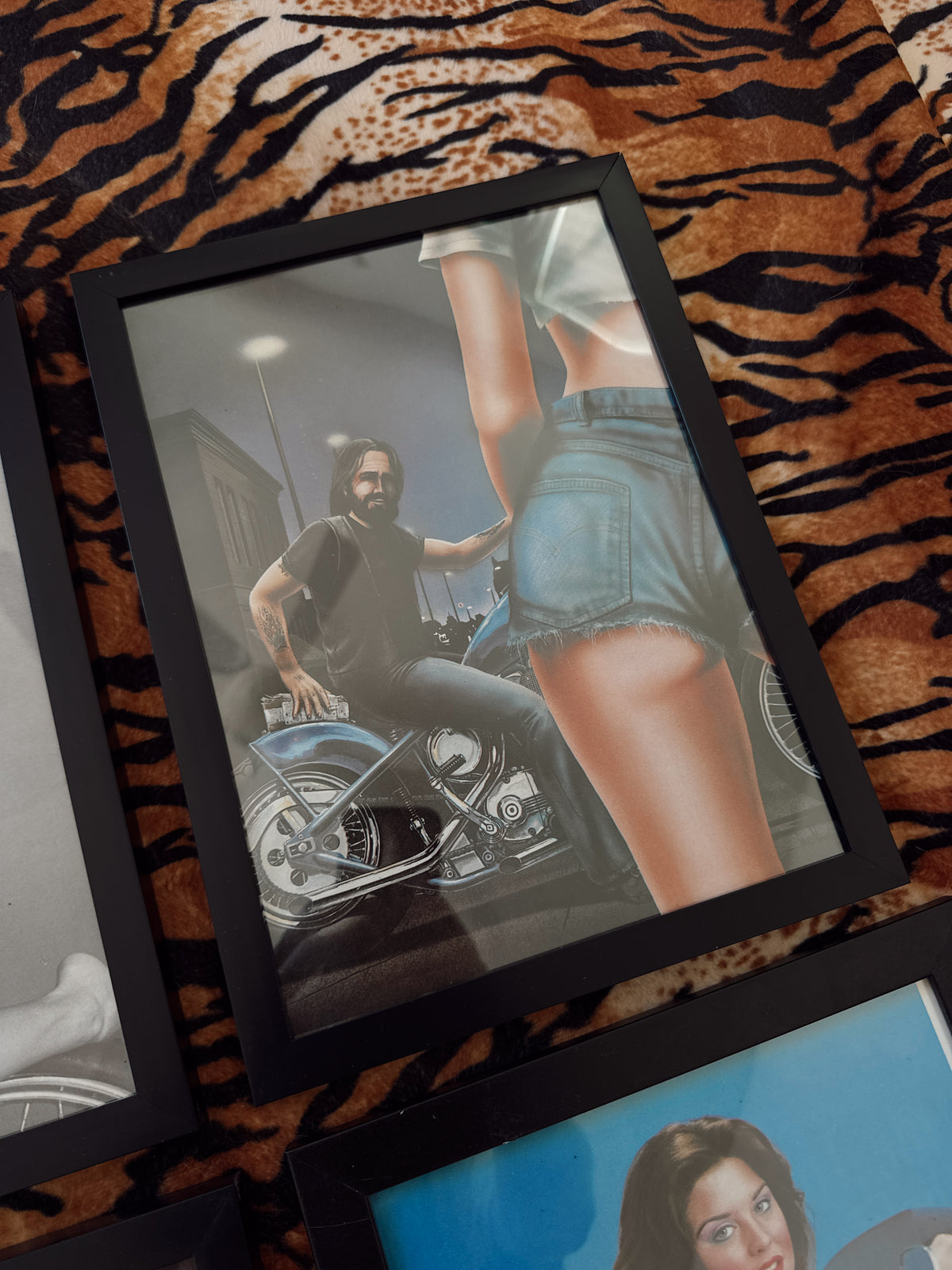 Vintage Easyriders Framed Magazine Art