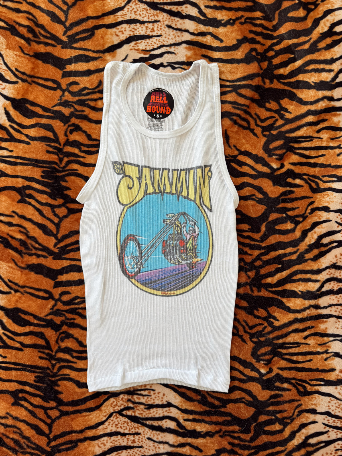 Jammin' Biker Tank Top